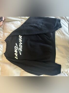 PacSun Black Crewneck Sweatshirt with White Logo